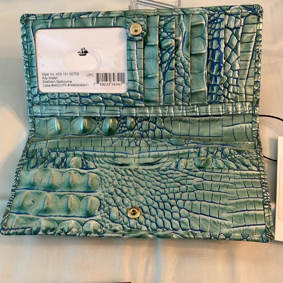 Genuine Brahmin ombre Melbourne, Ady Clutch wallet - Picture 6 of 11